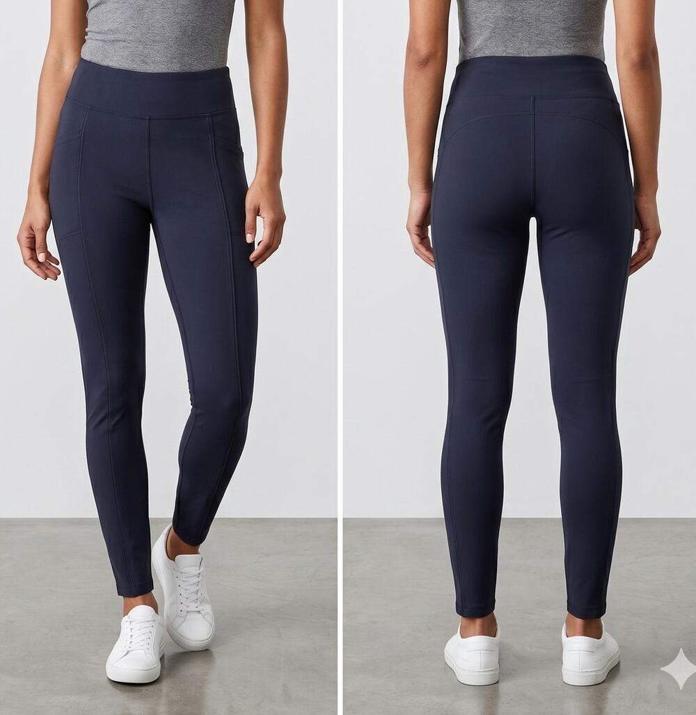 Korye Leggings Navy Blue Ponte Leggings XS